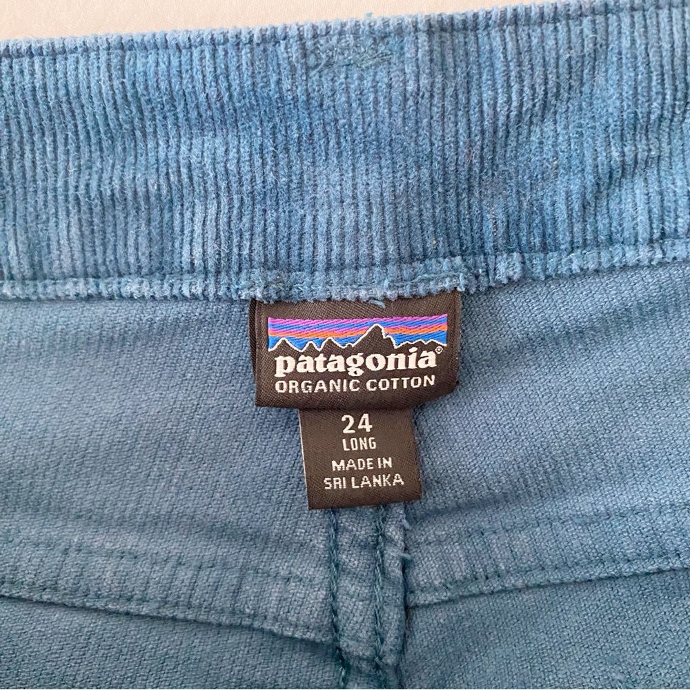 Women’s Patagonia Teal Corduroyed Straight Leg Pants. Size 24 (00) - Picture 7 of 12